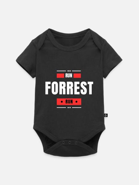 Laufen - Baby Premium Kurzarmbody - Schwarz
