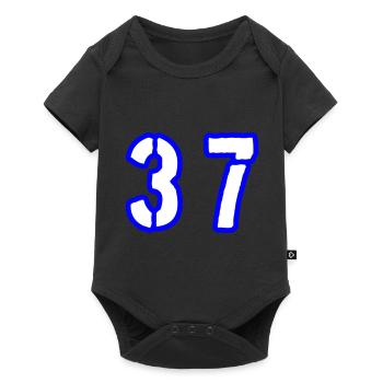 37 Symbole numérique - Body à manches courtes Premium Bébé - noir - Devant