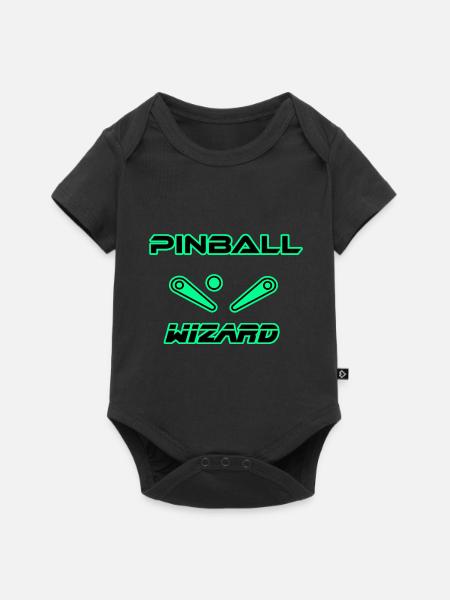 Pinball Wizard - Baby Premium Kurzarmbody - Schwarz