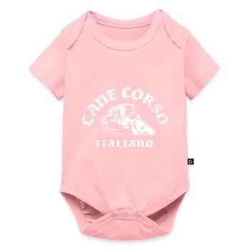 Cane Corso - Baby Premium short-sleeve bodysuit - rose - Front