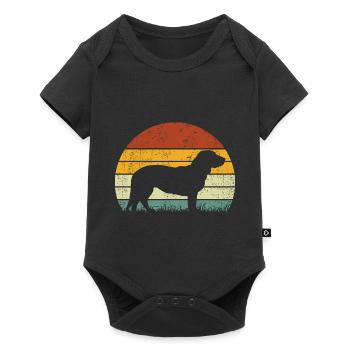 Alpine Dachsbracke Vintage Dog Owners - Baby Premium short-sleeve bodysuit - black - Front