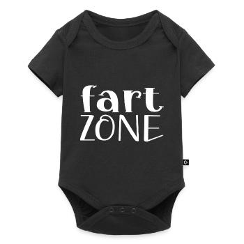 Fart Zone - Funny saying - Baby Premium short-sleeve bodysuit - black - Front