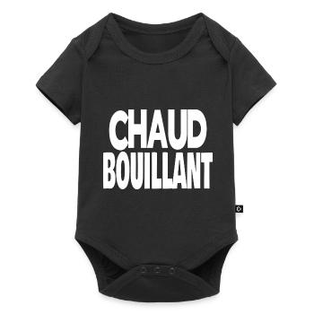 chaud bouillant - Body à manches courtes Premium Bébé - noir - Devant