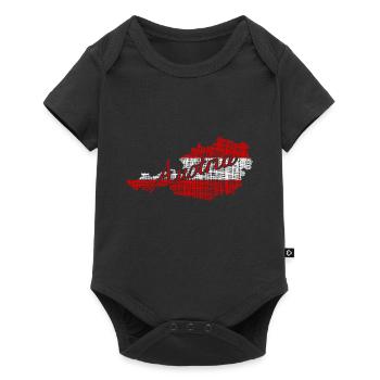 Austria Österreich - Baby Premium Kurzarmbody - Schwarz - Vorne