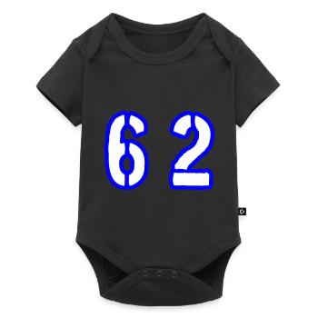62 Symbole numérique - Body à manches courtes Premium Bébé - noir - Devant