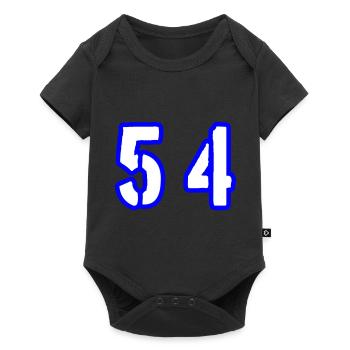 54 Symbole numérique - Body à manches courtes Premium Bébé - noir - Devant