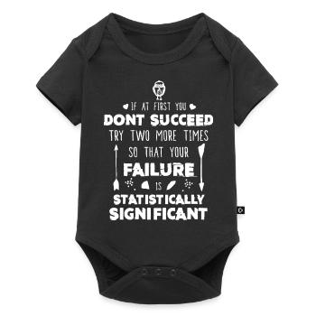 Drôle Science Succès Chimie Motivation Nerd Gi - Body à manches courtes Premium Bébé - noir - Devant