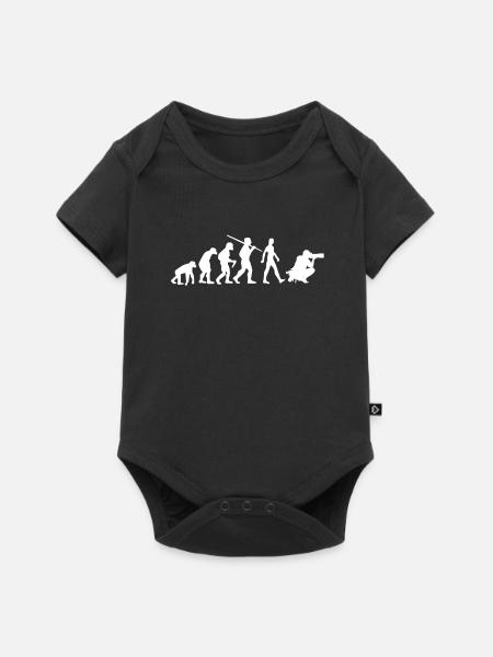 Fotograf Evolution Fotografie - Baby Premium Kurzarmbody - Schwarz