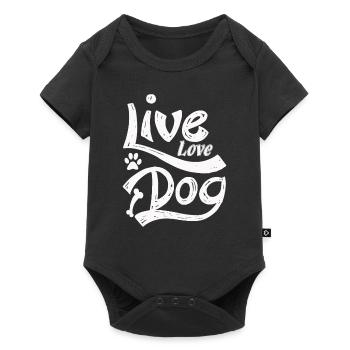 Life Love Dogs - Baby Premium short-sleeve bodysuit - black - Front