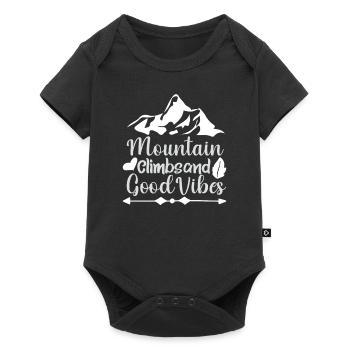 Mountaineering Sand good vibes - Baby Premium short-sleeve bodysuit - black - Front