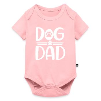 Dog Dad - Baby Premium short-sleeve bodysuit - rose - Front