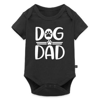 Dog Dad - Baby Premium short-sleeve bodysuit - black - Front