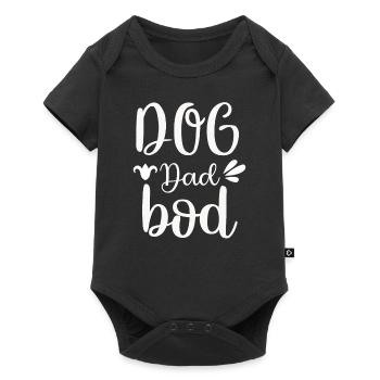Dog Papa Bod - Baby Premium short-sleeve bodysuit - black - Front