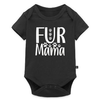 Maman de fourrure - Body à manches courtes Premium Bébé - noir - Devant
