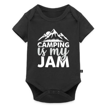 Hiking Nature Outdoor Mountains - Baby Premium short-sleeve bodysuit - black - Front