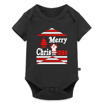 Merry Christmas - Baby Premium short-sleeve bodysuit - black - Front