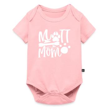 Mother Mama - Baby Premium short-sleeve bodysuit - rose - Front
