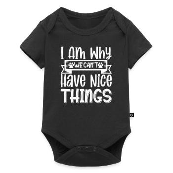 I Am Why We Can't Have Beautiful Things - Baby Premium short-sleeve bodysuit - black - Front