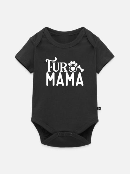 Fell-Mama - Baby Premium Kurzarmbody - Schwarz
