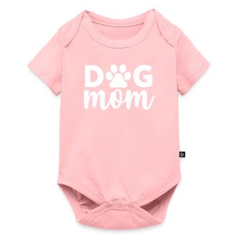 Maman chien - Body à manches courtes Premium Bébé - rose - Devant