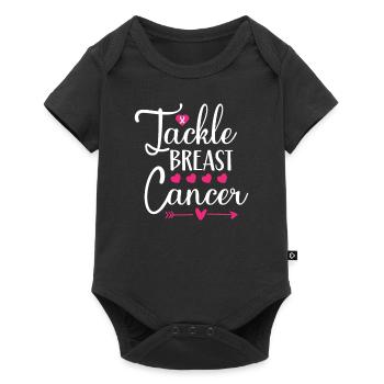 Lutter contre le cancer du sein - Body à manches courtes Premium Bébé - noir - Devant