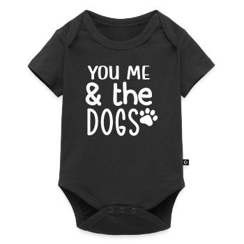 You I the Dogs - Baby Premium short-sleeve bodysuit - black - Front