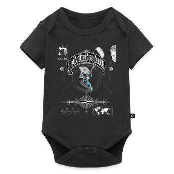 I think it's hacking kiters - Baby Premium short-sleeve bodysuit - black - Front