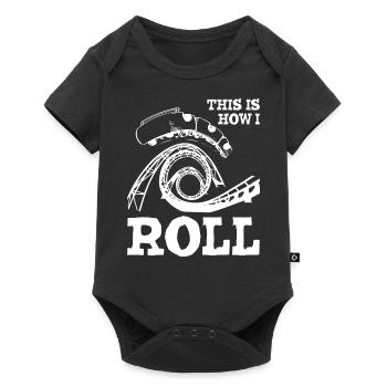 This is How I Roll Roller Coaster1 - Baby Premium short-sleeve bodysuit - black - Front
