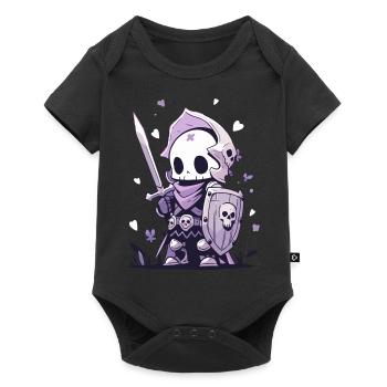 Cute Halloween Skeleton - Cute Scary Design - Baby Premium short-sleeve bodysuit - black - Front