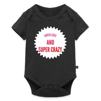Idée de reniflement super mignonne et super folle - Body à manches courtes Premium Bébé - noir - Devant