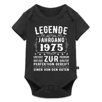 Legend - Millésime 1975 - Affiné à la perfection - Body à manches courtes Premium Bébé - noir - Devant