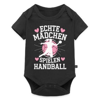 Handball Sports Joueurs de handball Joueurs de handball - Body à manches courtes Premium Bébé - noir - Devant