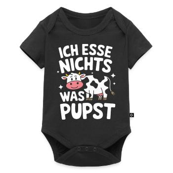 Végétarien Végétalien Végétarien Végétarien - Body à manches courtes Premium Bébé - noir - Devant