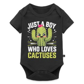 Cactus Cacti Desert Plant - Baby Premium short-sleeve bodysuit - black - Front
