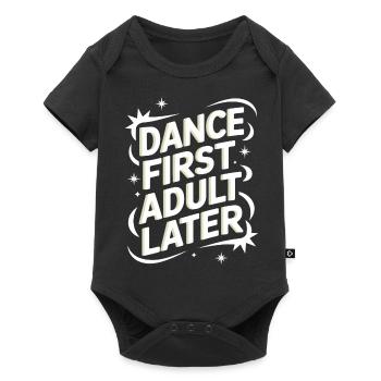 Tanzen Tänzer Tanzen - Baby Premium Kurzarmbody - Schwarz - Vorne