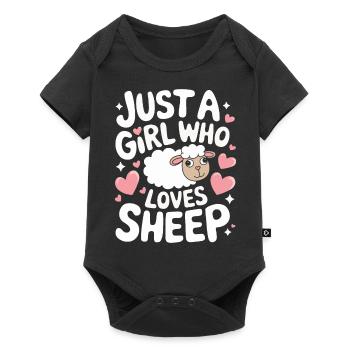 Sheep Sheep Farmer Lamb Farmer - Baby Premium short-sleeve bodysuit - black - Front