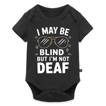 Blind blindness Visually impaired people - Baby Premium short-sleeve bodysuit - black - Front