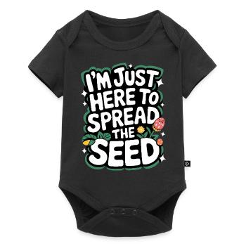 Gardener Garden Plants Gardening - Baby Premium short-sleeve bodysuit - black - Front