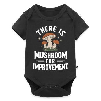 Champignons Champignons Champignon Champignon - Body à manches courtes Premium Bébé - noir - Devant