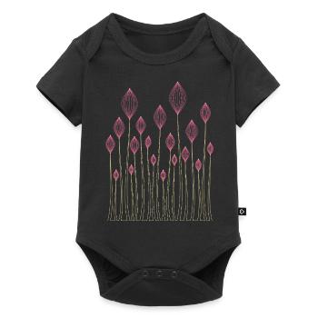 Plantes décoratives - Body à manches courtes Premium Bébé - noir - Devant