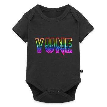 Yune RS Arc-en-ciel - Body à manches courtes Premium Bébé - noir - Devant