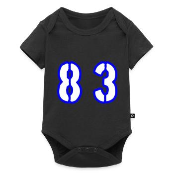 83 Symbole numérique - Body à manches courtes Premium Bébé - noir - Devant