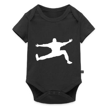 Handball goalkeeper design - Baby Premium short-sleeve bodysuit - black - Front