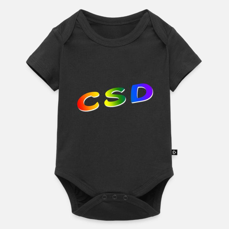 CSD - Body à manches courtes Premium Bébé - noir