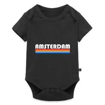 Amsterdam - Baby Premium short-sleeve bodysuit - black - Front