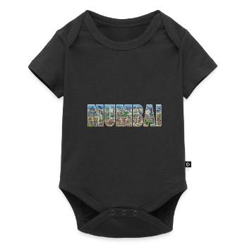 Mumbai Bombay India - Baby Premium short-sleeve bodysuit - black - Front