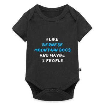 Bouvier bernois Bouvier bernois - Body à manches courtes Premium Bébé - noir - Devant