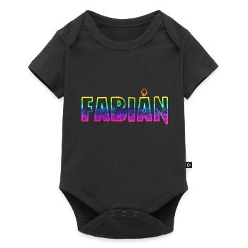 Fabian RS Rainbow - Baby Premium short-sleeve bodysuit - black - Front