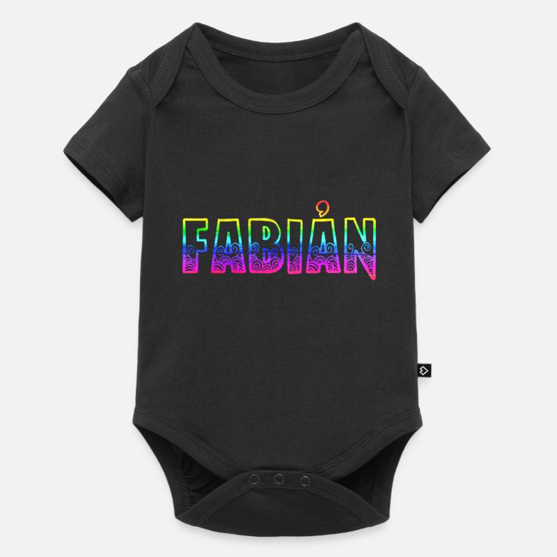 Fabian RS Rainbow - Baby Premium short-sleeve bodysuit - black