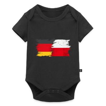 Allemagne Turquie Friendship Maillot de foot - Body à manches courtes Premium Bébé - noir - Devant